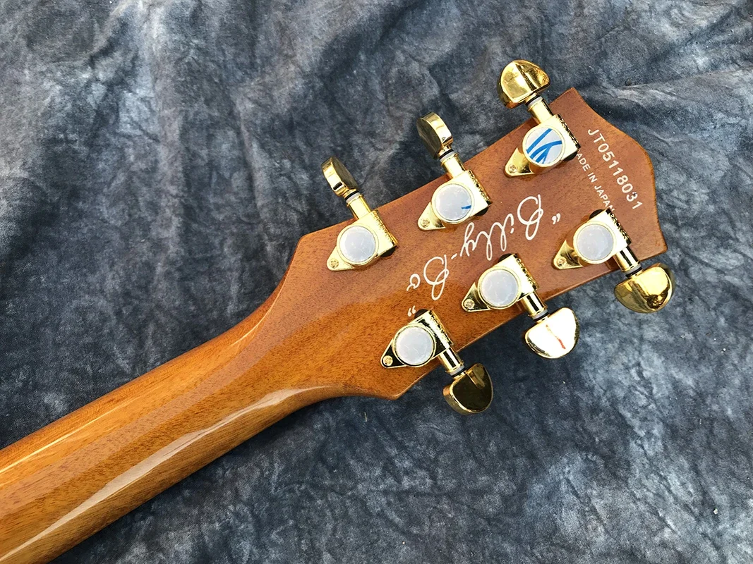 Горячая распродажа - электрогитара &quotBilly Bo Jupiter&quot OEM мост Bigsby Tremolo прозрачная