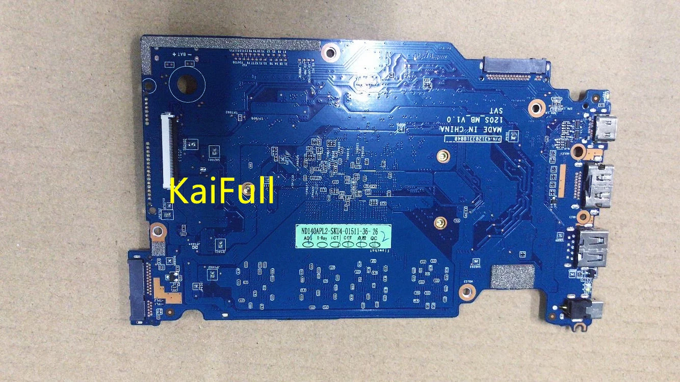 Материнская плата 5B20P23888 для ноутбука Lenovo 120S-14IAP с процессором N4200 4 Гб 100% _ mb_