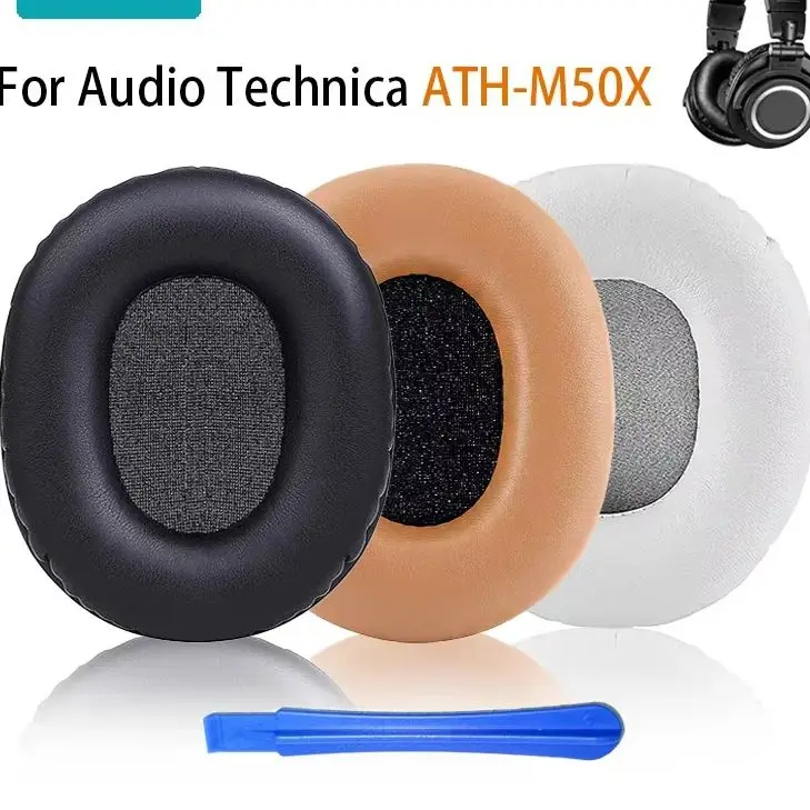Фото Амбушюры для наушников Audio Technica M50 M50X M20X M30X M40X M40FS MATH-M50 ATH-M50X, сменные амбушюры для гарнитуры №2