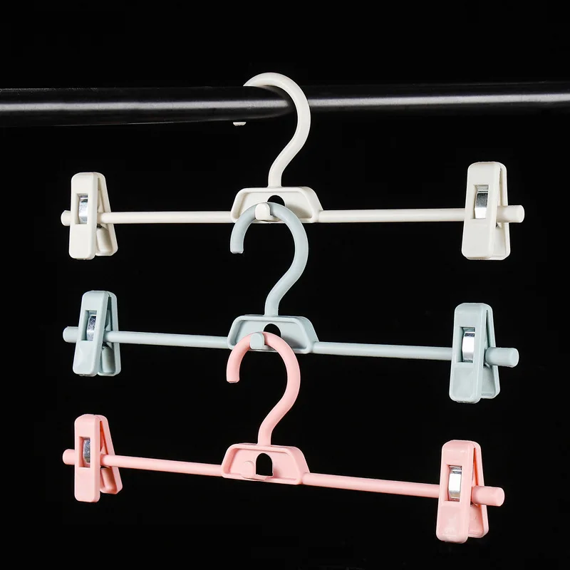 

Hook Pinch Clip Rack Skirt Drying Fix Clothespin Grip Peg Space Hanger Saving 5pcs Trousers Rack Pants Hanger Adjustable Stand