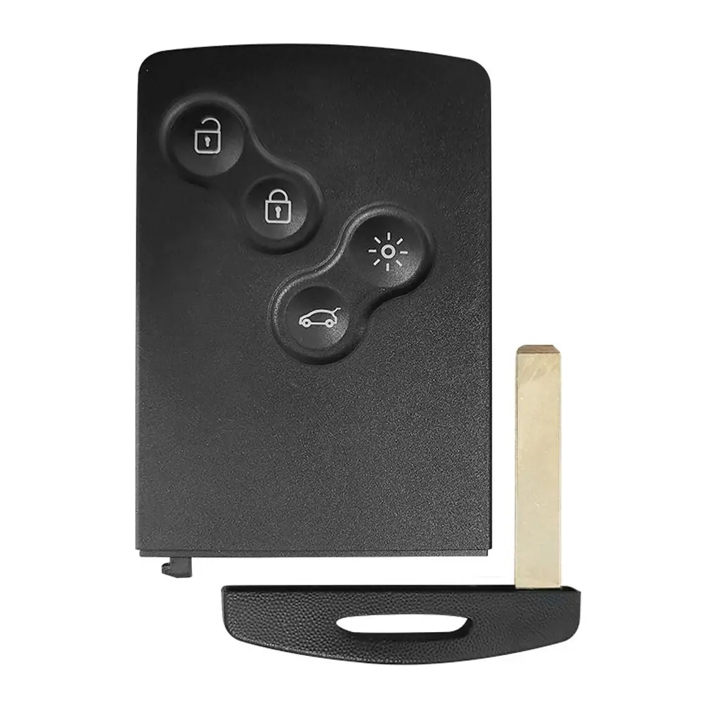 

Чехол для автомобильного ключа с 4 кнопками, корпус для автомобильного ключа с лезвием из АБС-пластика для Renault Megane, Laguna, Koleos, Clio Fluence, Scenic Captur