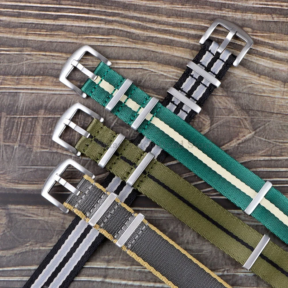 Нейлоновый ремешок премиум-класса 18 мм 20 22 для Omega Seiko военный на запястье Rolex