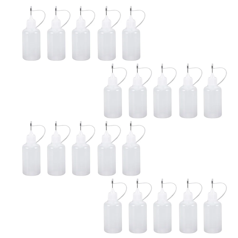 

15 Pcs Needle Tip Glue Applicator Glue Applicator Bottle Needle Squeeze Bottle Plastic Bottle Oil Applicator Needle Oil Bottle