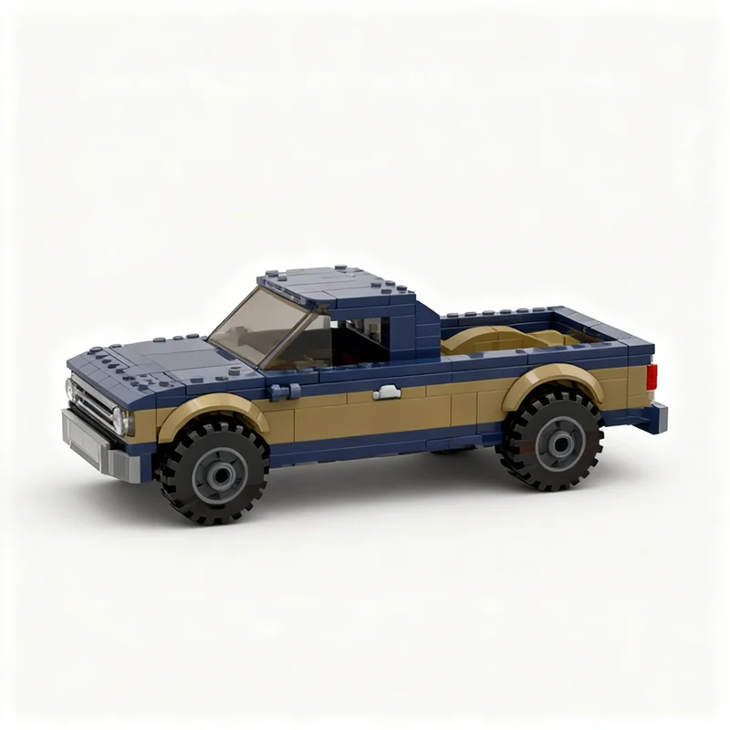 Фото Набор для сборки модели грузовика F-150 Regular Cab (294 детали) MOC Technology Dexter Truck Classic Pickup, конструктор для самостоятельной сборки, подарочный набор на день рождения №5