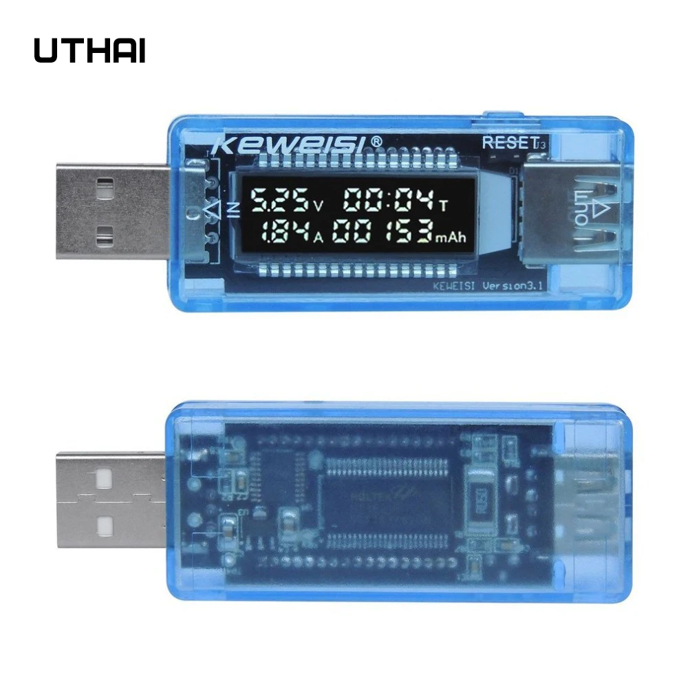 

USB-тестер UTHAI KWE для измерения напряжения и емкости аккумулятора