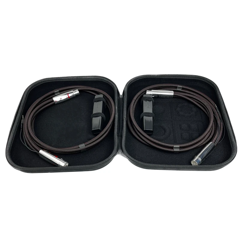 

FireBird Audio Interconnect Line Solid PSS Pure Silver HiFi XLR Balaned Cable with New Battery Box