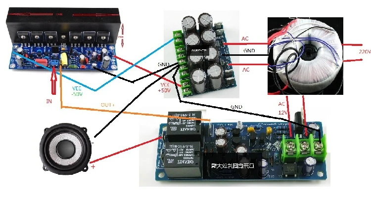 Моно-усилитель LJM L150W Class AB DC +- 45V 200W8R (+-60V) 400W 4R (+-60V) Готовая плата 200W MOSFET IRFP250 FET (art.: 3920bebcac680) - 3920bebcac680