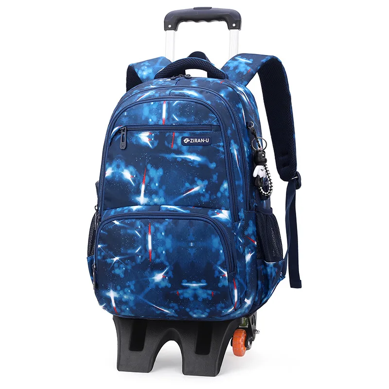 trolley school bags with wheels Travel Trolley Luggage Bags Children Schoolbags girls boys Kids Backpacks Mochila Infantil 2022