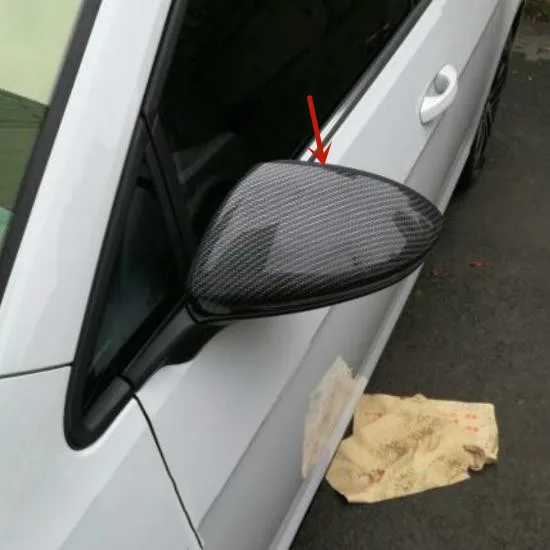 

Хромированная Крышка для зеркала заднего вида из АБС-пластика для Volkswagen Golf 7/7,5 2014-2018, защита от царапин, автомобильные аксессуары