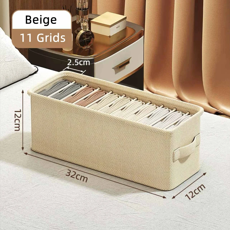 

Тканевый Органайзер Для Ящиков Для Нижнего Белья, Носков, Бюстгальтера - Домашний Ящик Для Хранения Аксессуаров Для Одежды