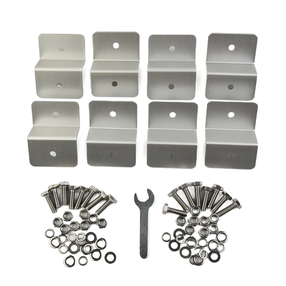 

Solar System Accessories Solar Panel Bracket 5.5x4.2x4cm Easy Installation Mounting Bracket Solar Panel Fixing
