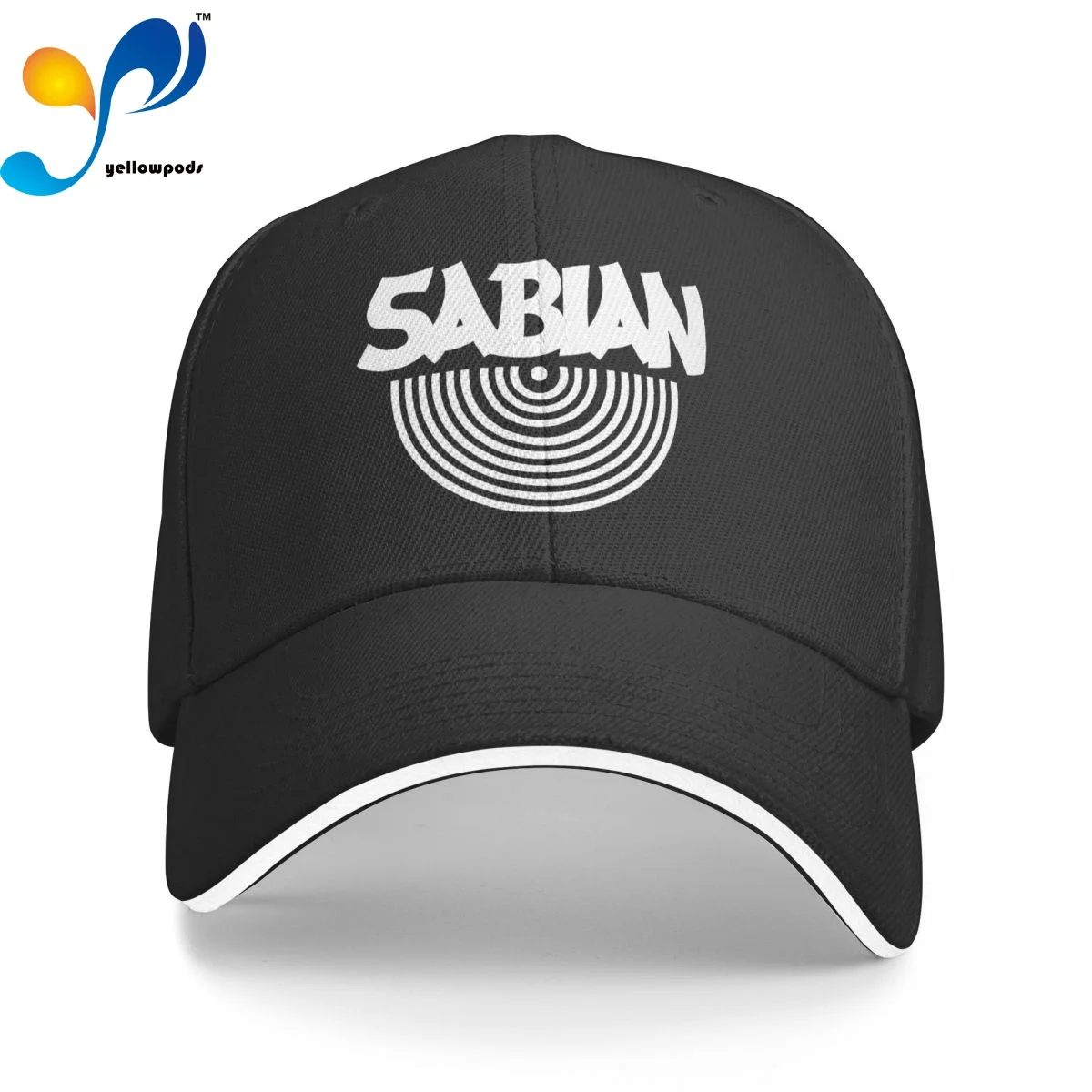 

Sabian Cymbals Logo 2 Trucker Cap Snapback Hat for Men Baseball Mens Hats Caps for Logo