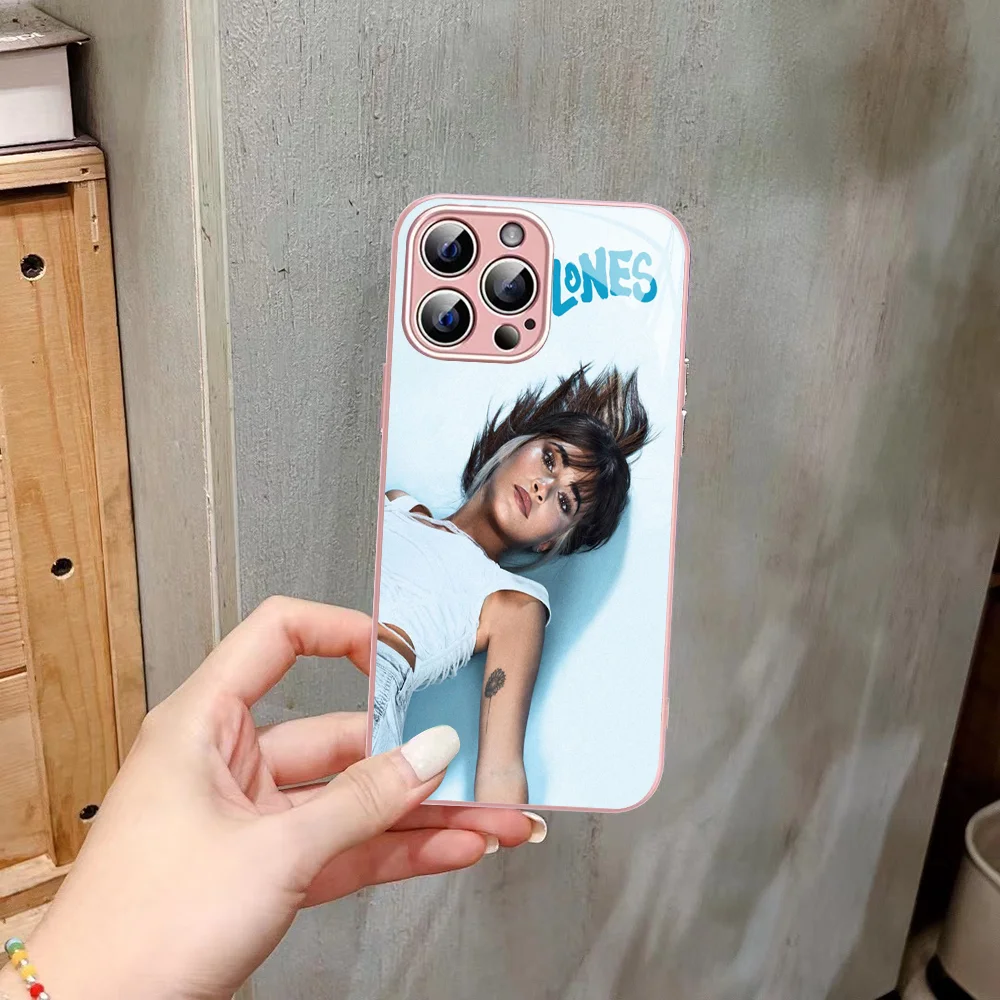 A-Aitana-O-Ocanaes Singer Phone Case Tempered Glass For iphone 14 13 12 11 Pro Mini XS MAX 14Plus X XR Fundas