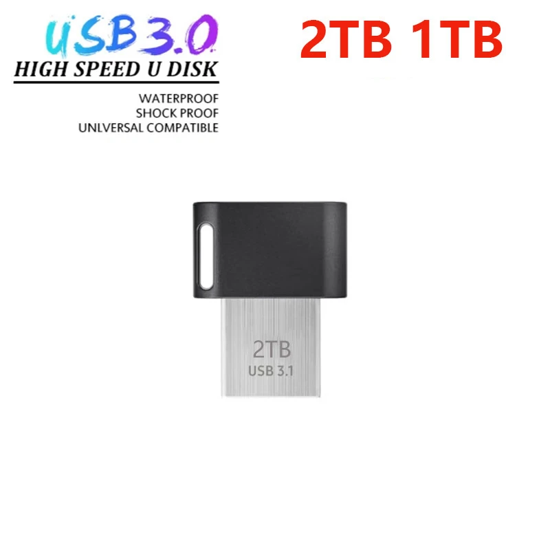 

Флэш-накопитель USB 3,0, водонепроницаемый, 2 ТБ