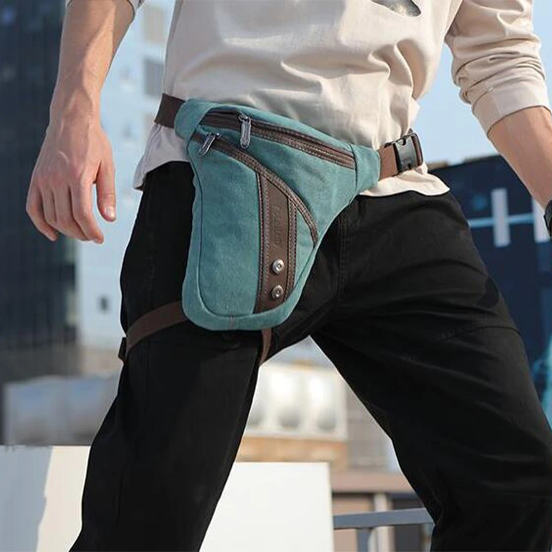 Мужская мотоциклетная сумка с прямыми штанинами