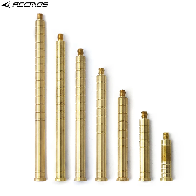 

12pc Archery Insert Copper Connect Counterweight 50/100/150/200/250/300/350Grain for Id6.2mm Arrow Shaft Accessories