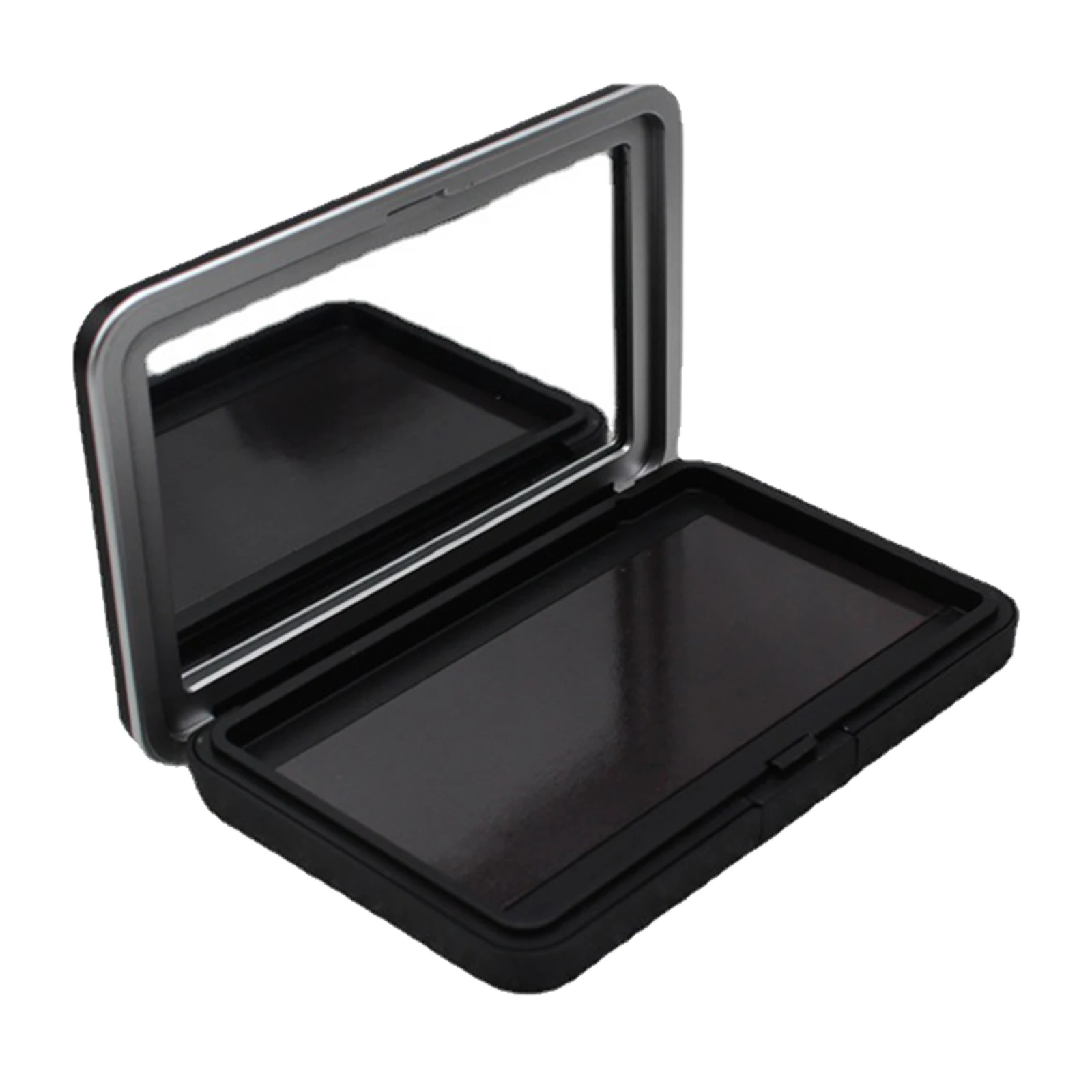 1Pc Matte Black Empty Magnetic Cosmetics Palette Eyeshadow Blusher DIY Beauty Makeup Box Glitter Makeup Dispensing Vacia Box images - 6