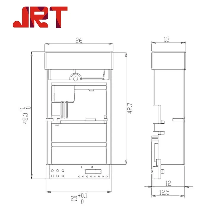 JRT 40-метровый мини-лазерный модуль обнаружения движения лазерный датчик с USB