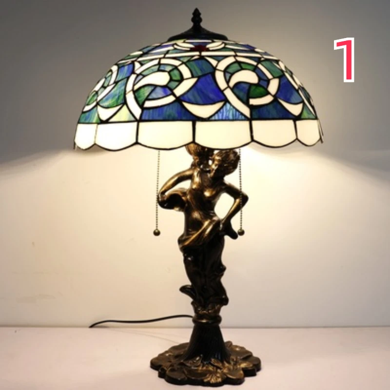 

J146842 European Decorative American Art Rose Lamp