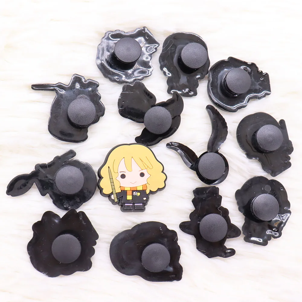 1Pcs Magical Character Cartoon Kids Shoes Accessories PVC Garden Shoe Buckle Decorations Fit Crocs Charms Jibz Birthday Gifts
