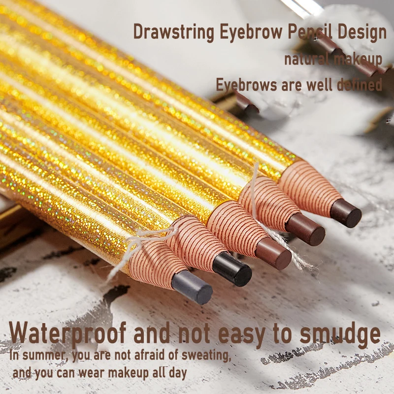 

Microblading Eyebrow Pencil Waterproof Long-lasting Pull Cord Peel-off Tattoo Supplies Permanent Makeup Dermatograph Pencil