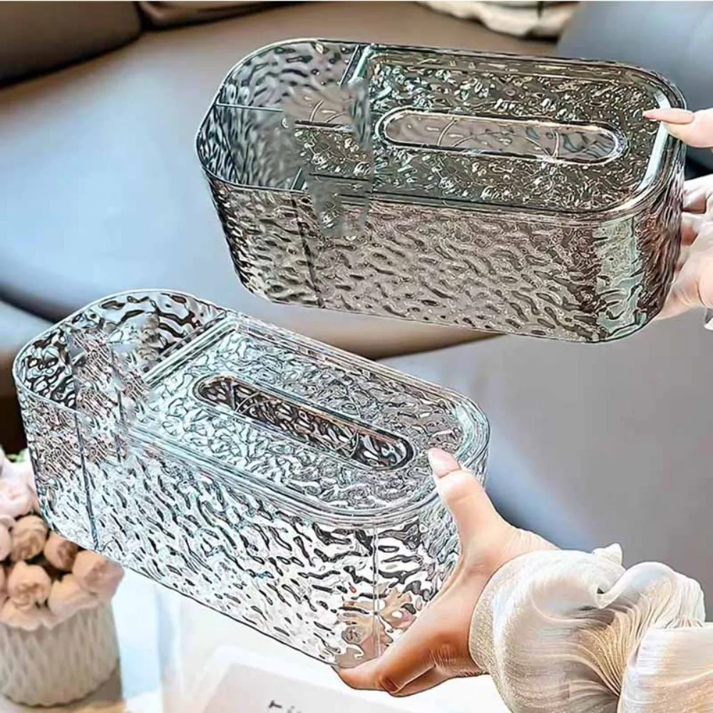 

MultiFunction Tissue Box Durable Paper Towel Wall Mounted Napkin Organizer Punch-free Paper Holder Home