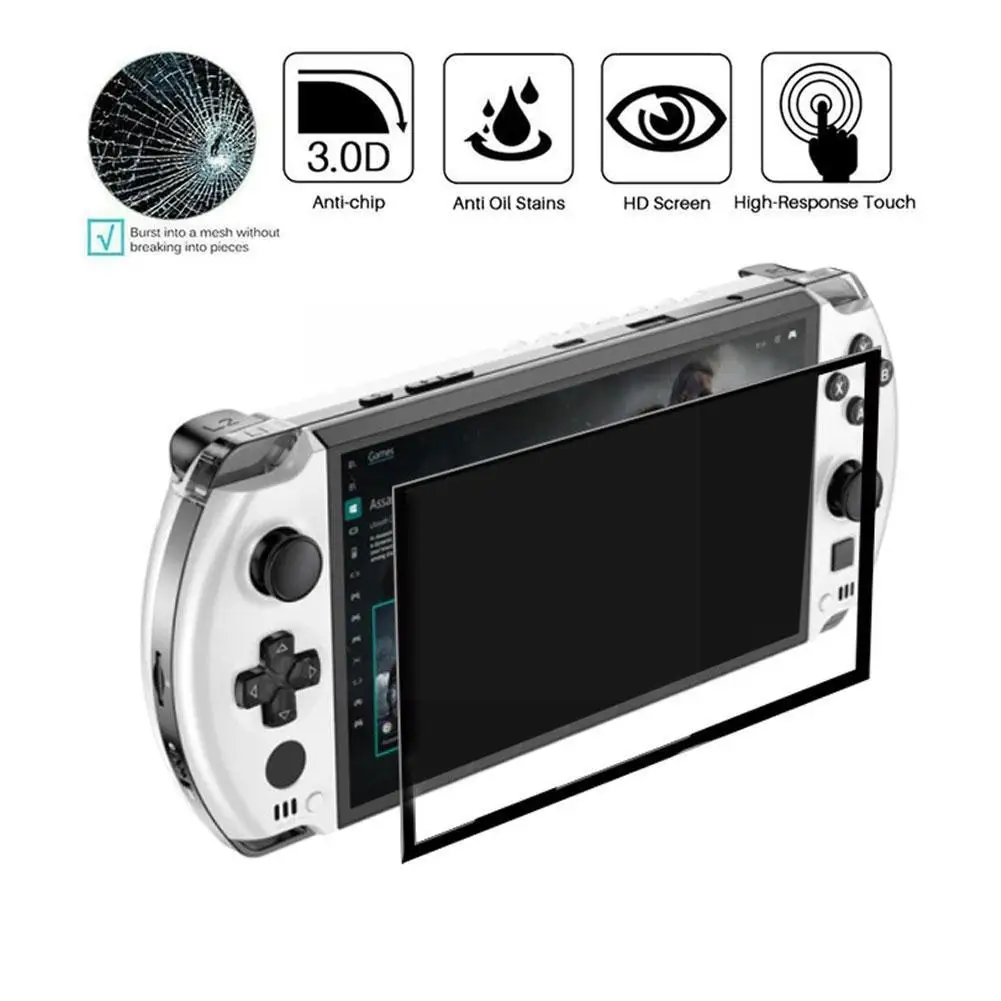 

Clear Tempered Glass for GPD WIN 4 HD Screen Protector for Gpd Game Win4 6 Inch Ultra Thin Full Cover Protective Front Film I2B3