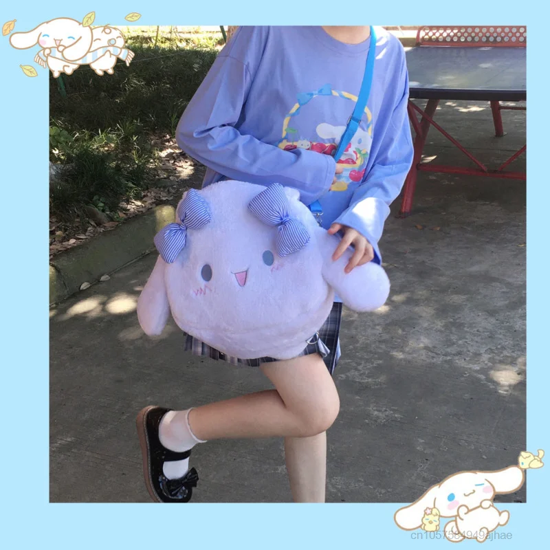 Sanrio Cinnamoroll милые сумки женские плюшевые Y2k сумки-мессенджеры на плечо в японском