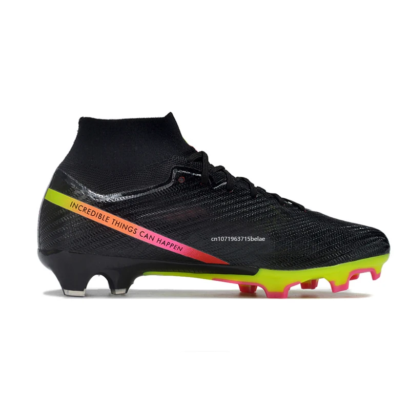 

New Arrival Football Boots Superfly FG Soccer Shoes Grass Anti-Slip Outdoor Training Cleats High Ankle Sports Footwear