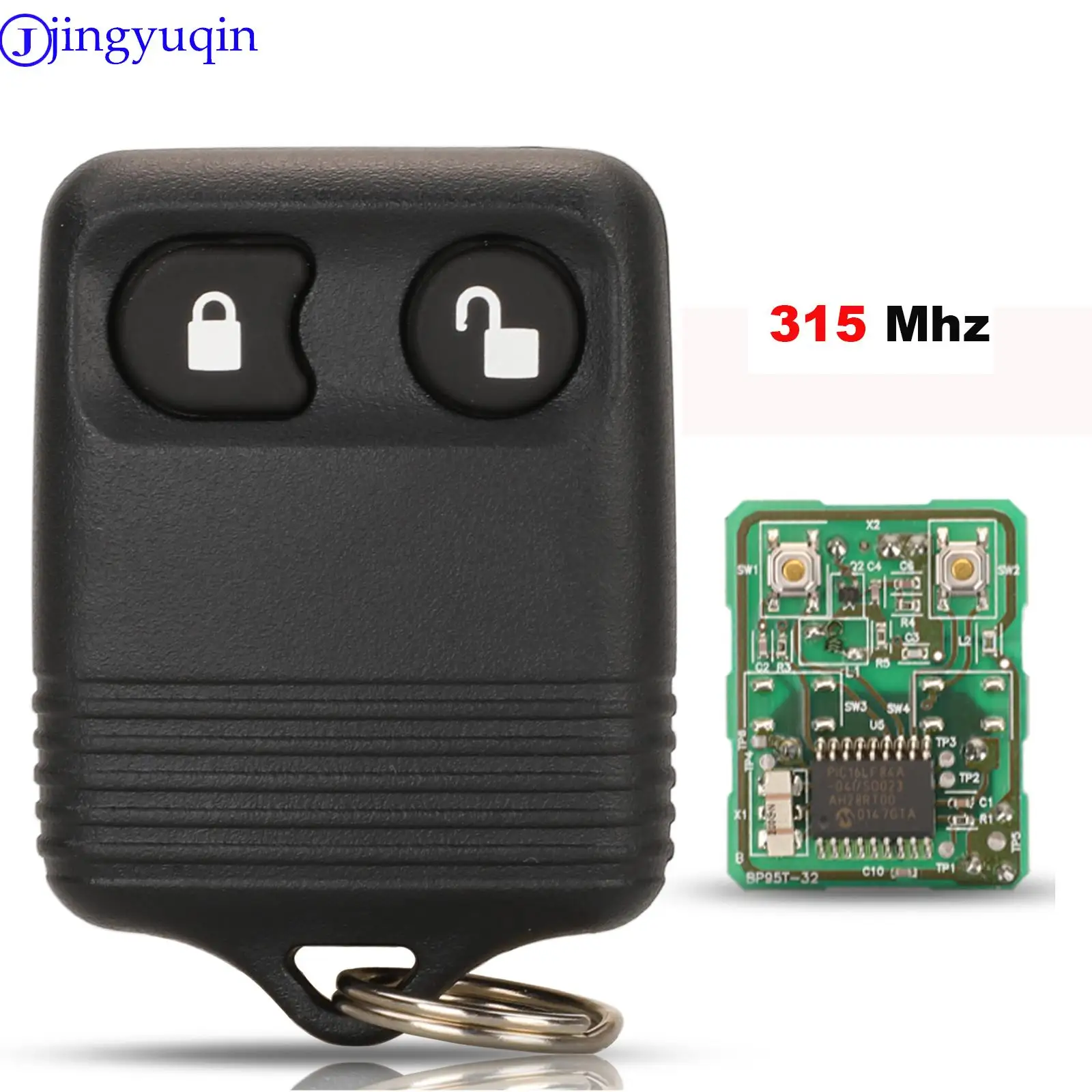 

Автомобильный ключ-передатчик jingyuqin, 2 кнопки, 315 МГц, оригинальный