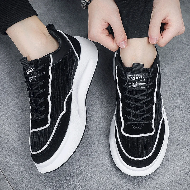 Кроссовки для мужчин теннисная спортивная обувь на шнуровке дышащая сетчатая