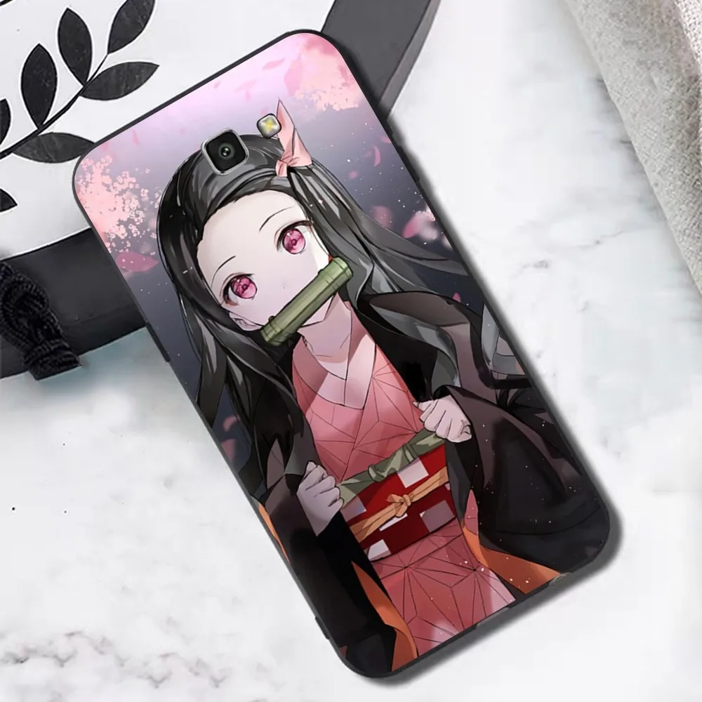 Nezuko Demon Slayer коллаж чехол для телефона Samsung J 7 plus 7core J7 neo J6 prime J4 J5 Mobile Cover