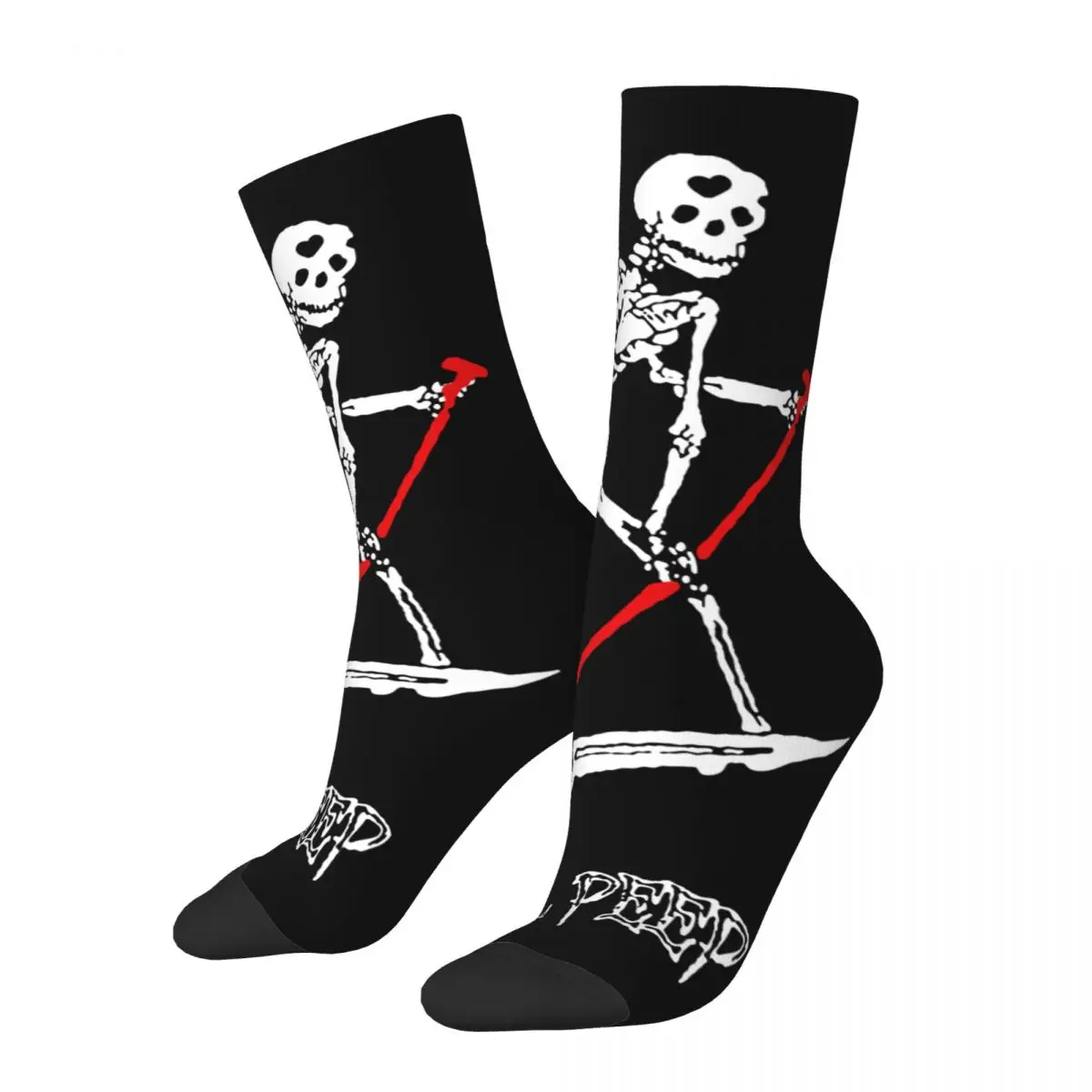 

Happy Funny Men's Socks Casual Lil Peep Skeleton Crybaby Best Seller Sock Sport Women's Socks Spring Summer Autumn Winter