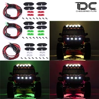 for scx10 iii fender lights 110 axial wrangler eyebrow chassis atmosphere lamp 3mm led rc crawler car remote control upgrades
