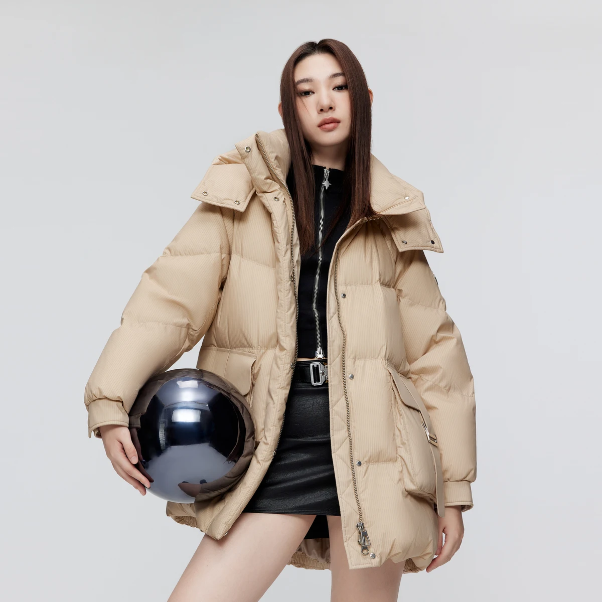 Женская зимняя куртка-пуховик BOSIDENG