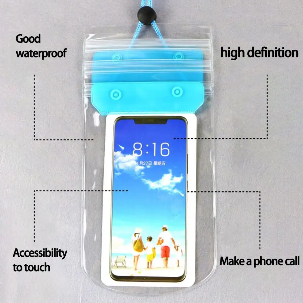 sensitive touch portable underwater case mobile phone cover for rafting free global shipping