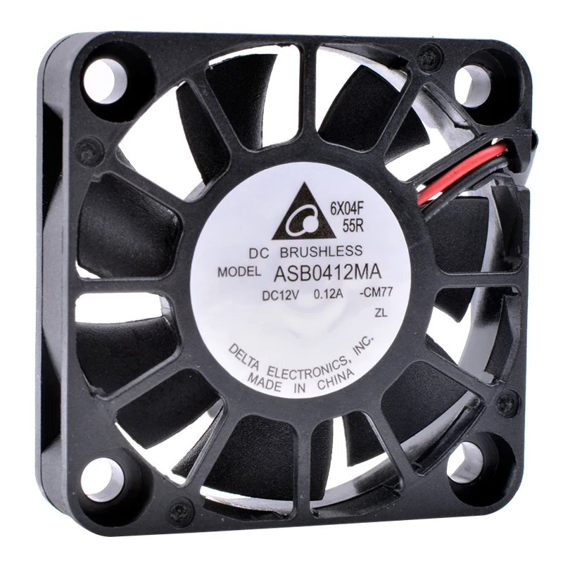 

ASB0412MA 4cm 40mm fan 40x40x10mm DC12V 0.12A 2 wires Micro cooling fan for small power case