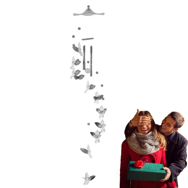 

Metal Wind Chimes Weatherproof Aluminum Wind Chimes With Angel Decors Home Decor Products For Courtyard Parks Balcony Bedroom