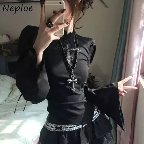 Neploe женские футболки из хлопка