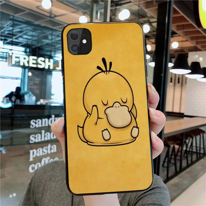 Чехол для телефона Pokemon Psyduck iphone 13 12 11 Pro Max Mini XS 8 7 6 6S Plus X 5S SE 2020 XR |