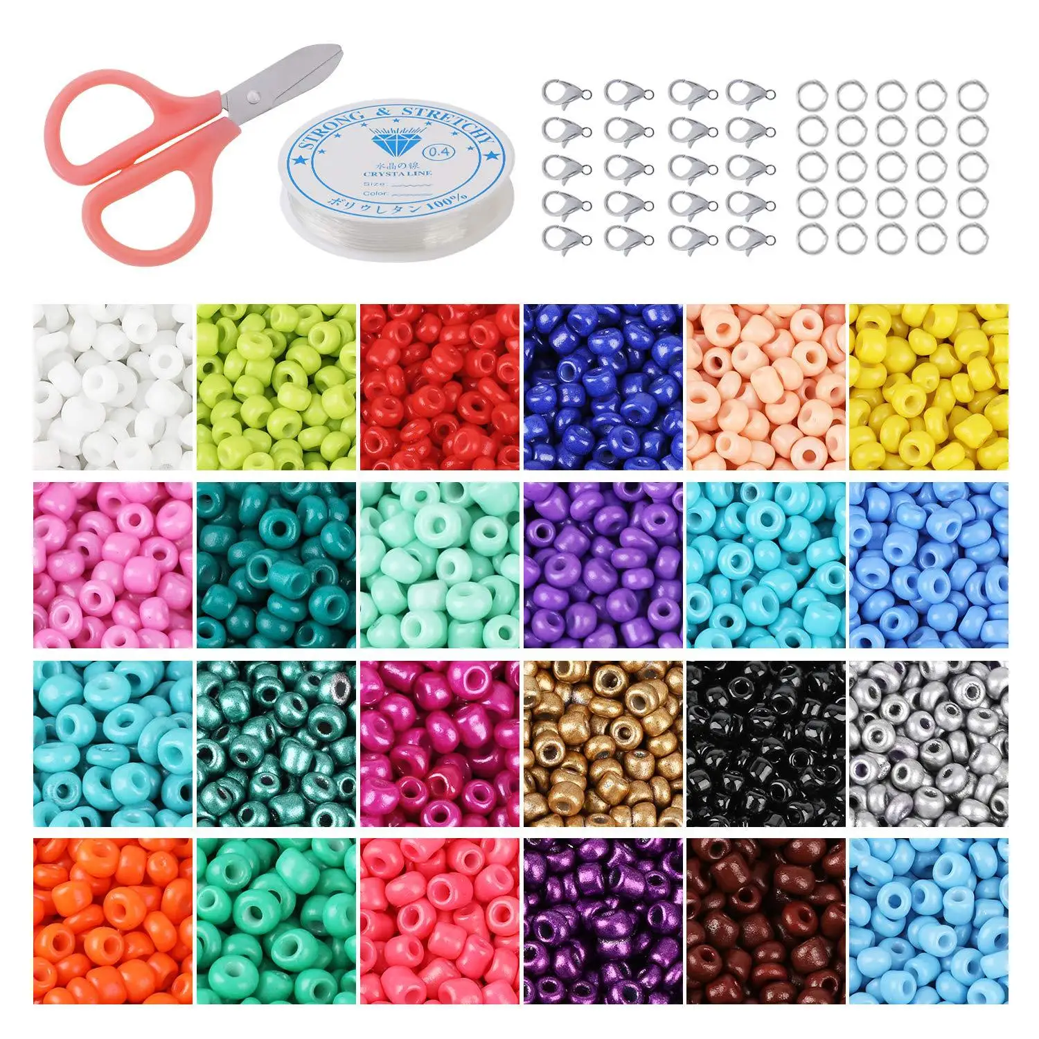 

2mm 3mm 4mm Charm Czech Glass Seed Beads Round Spacer Beads Handmade Diy Bracelet Necklace Accessories for Jewelry Making