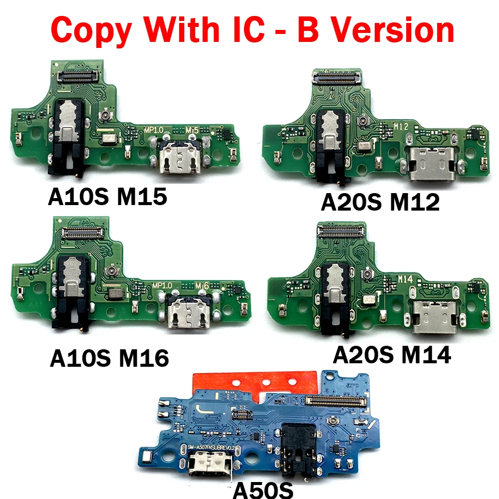 

10Pcs New USB Charger Sub Connector Board Dock Charging Flex Cable For Samsung Galaxy A7 2018 A10S M15 A20 A30 A50S A20S M12 A10