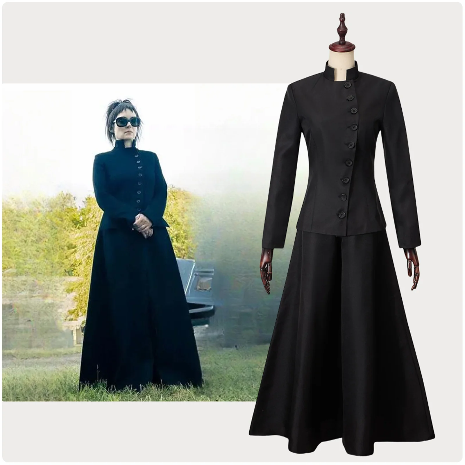 Костюм для косплея Лидии Juice длинное черное платье маскарадный костюм костюмы на