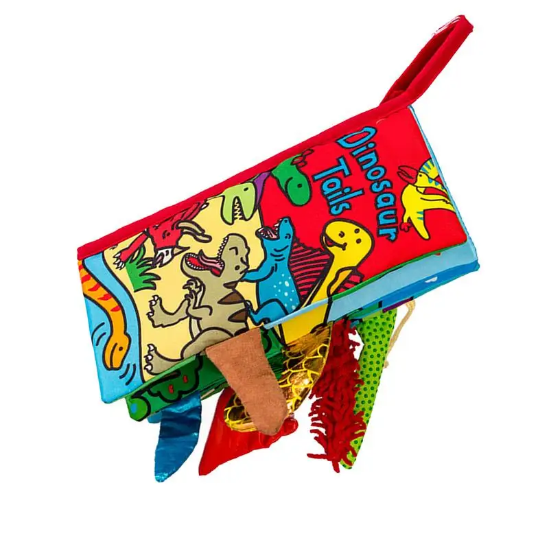 

Soft Tail Books For Kids With 3D Animal Tails Quiet Books And Sensory Book For Educational Learning Toy Gift For Boys & Girls