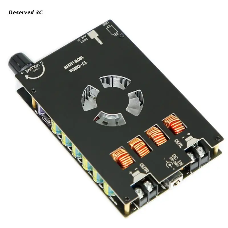 

R9CB TDA7498E Two Channel Power Amplifier Board Digital Stereo Power Amplifier DC 24V Recommended Supply Voltage
