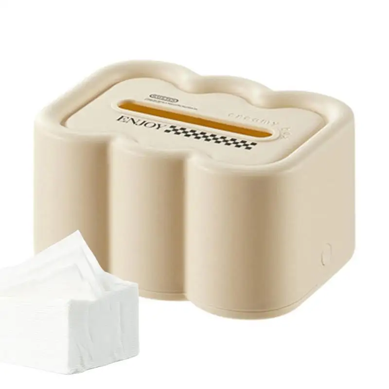 

Tissue Box Holder Wet Wipes Box Holder Dispenser Cover Case Dustproof No Punching Waterproof Tissue Cover For Countertop Desk