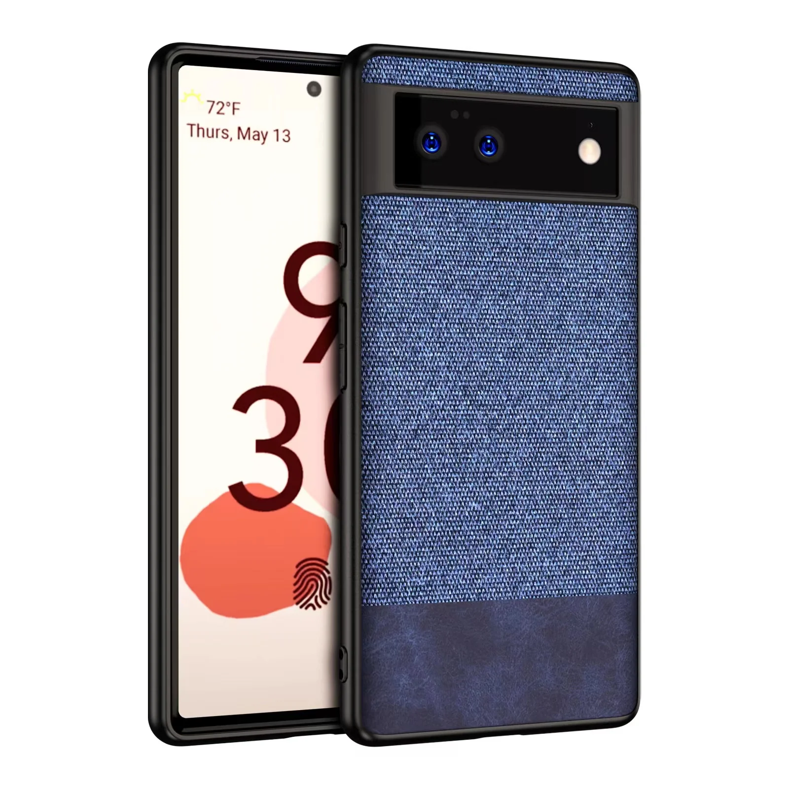 Тканевый Силиконовый противоударный чехол-накладка для Google Pixel 5A 4A 5G текстурный