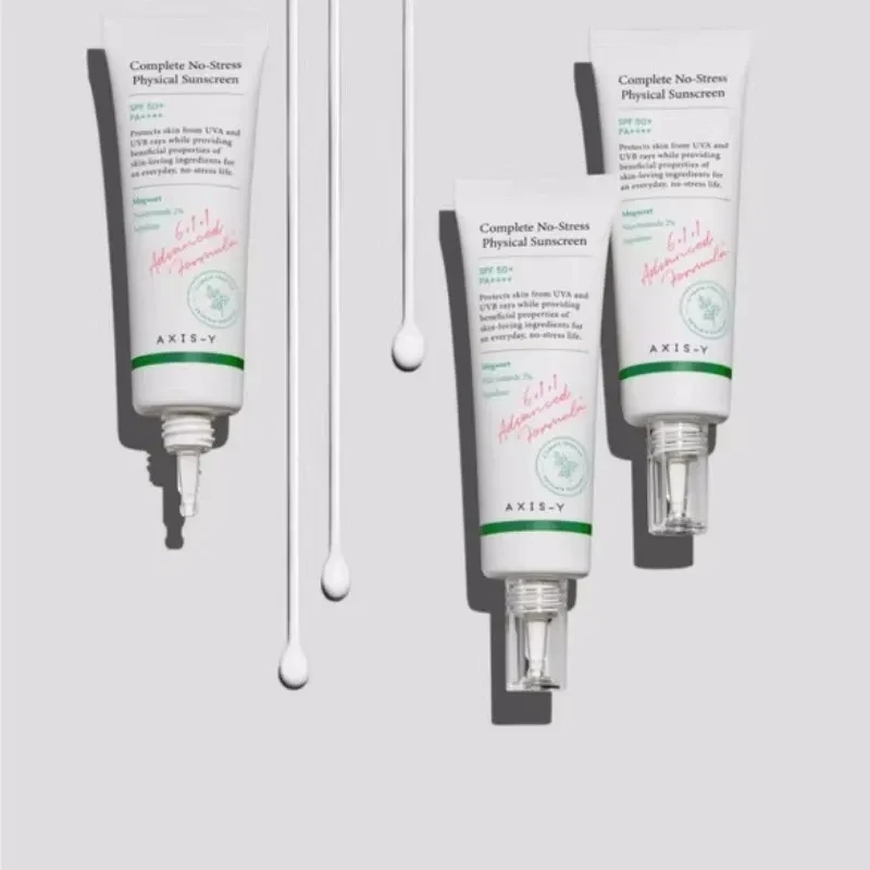 Женский солнцезащитный крем SPF50 + PA ++++ 50 мл легкий и кремовый органический