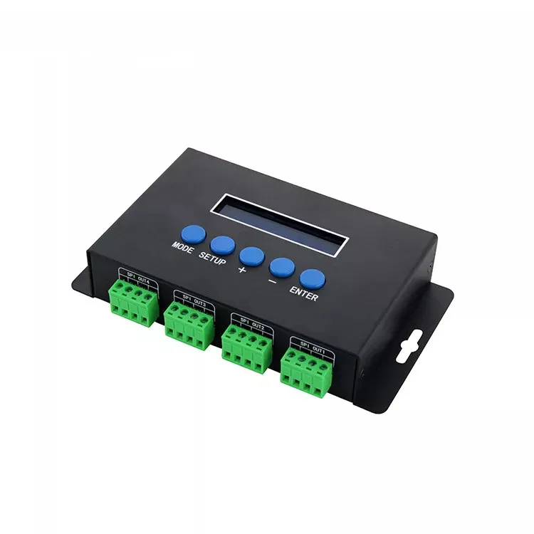 

SPI LED Pixel Controller Artnet to SPI/DMX Converter BC-204 680 Pixels 4 Channels RGBW RGB Led Controller For LED Strip Light