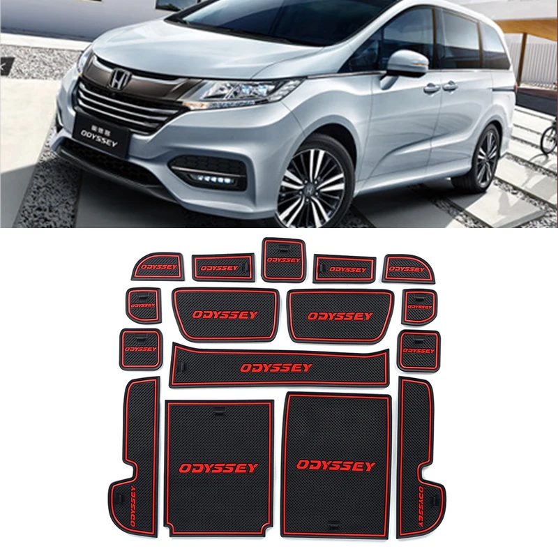 16 шт. автомобильные резиновые Противоскользящие коврики для Honda Odyssey 2018 2019 2020 2021